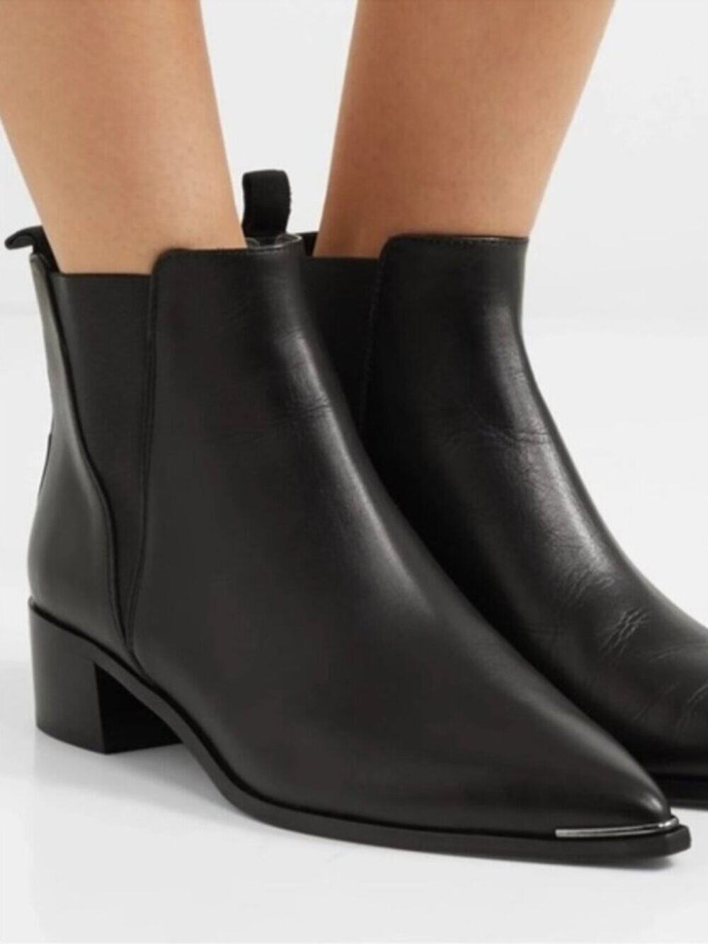 Acne Studios Jensen Chelsea Boots Black size 40 / US 10